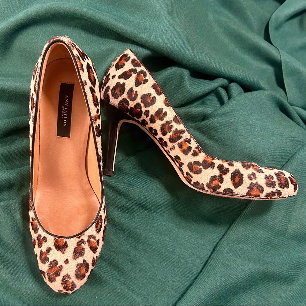 Ann Taylor Perfect Pump - Animal Print